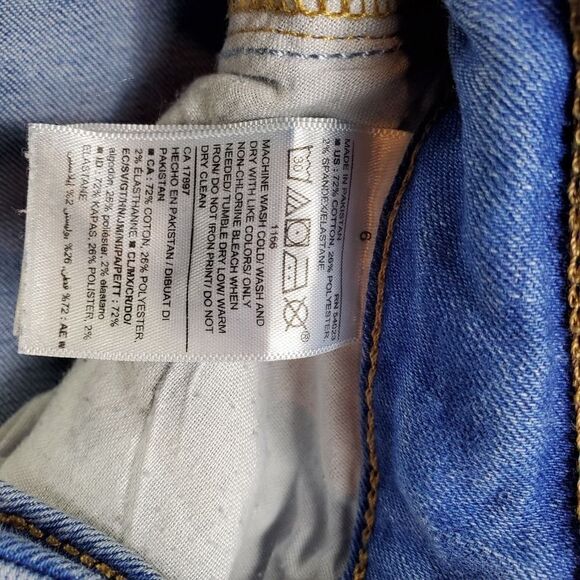 Old Navy Jeans Womens 6 Blue Rockstar Super Skinny Denim - Picture 5 of 8